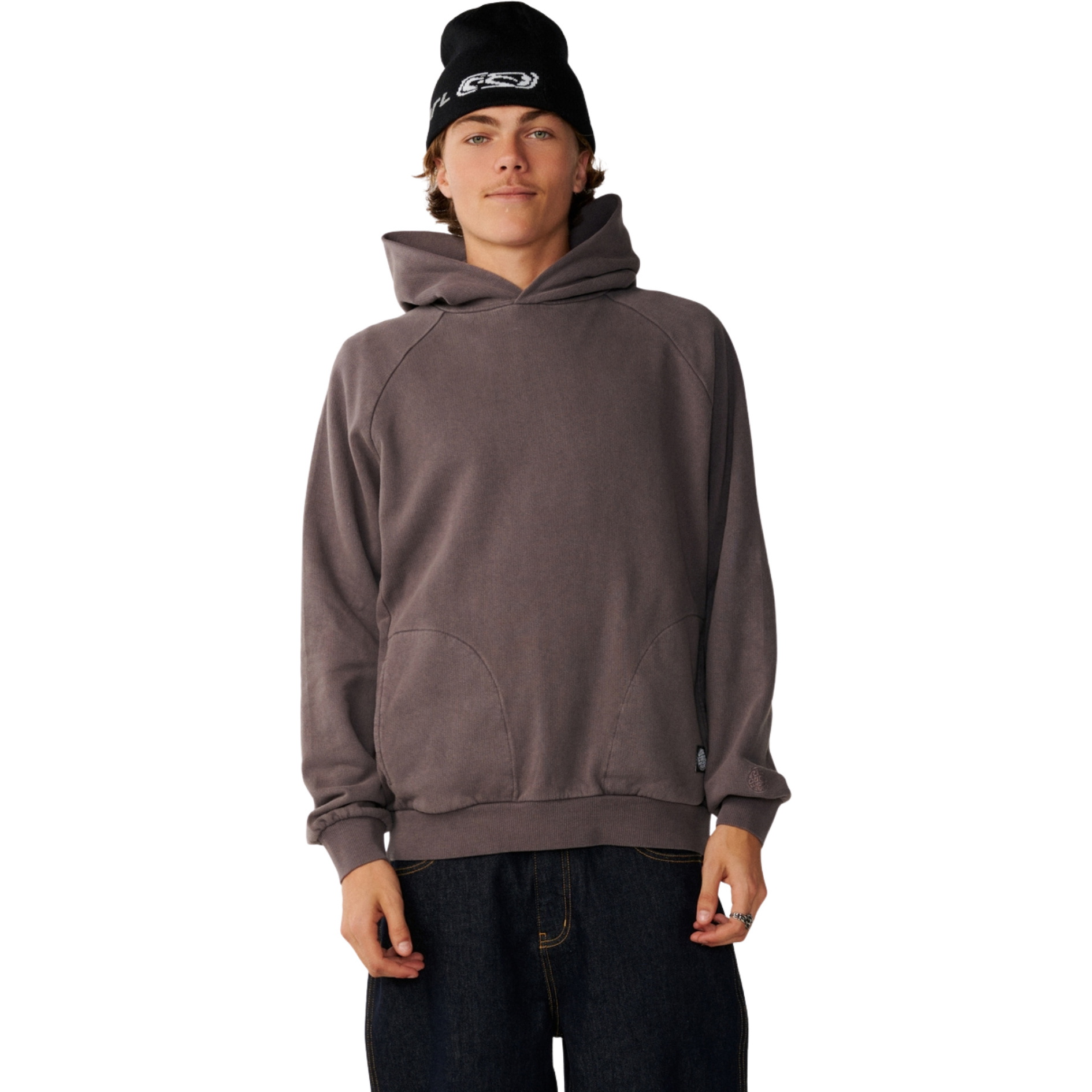 2026 Rip Curl Mens Premium Surf Hoodie 0AWMFL - Deep Mushroom
